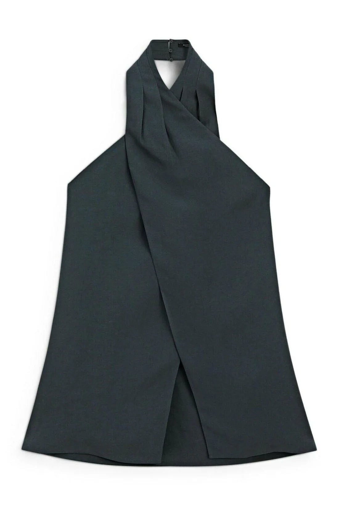 Halter Yaka Üst - Mavi
