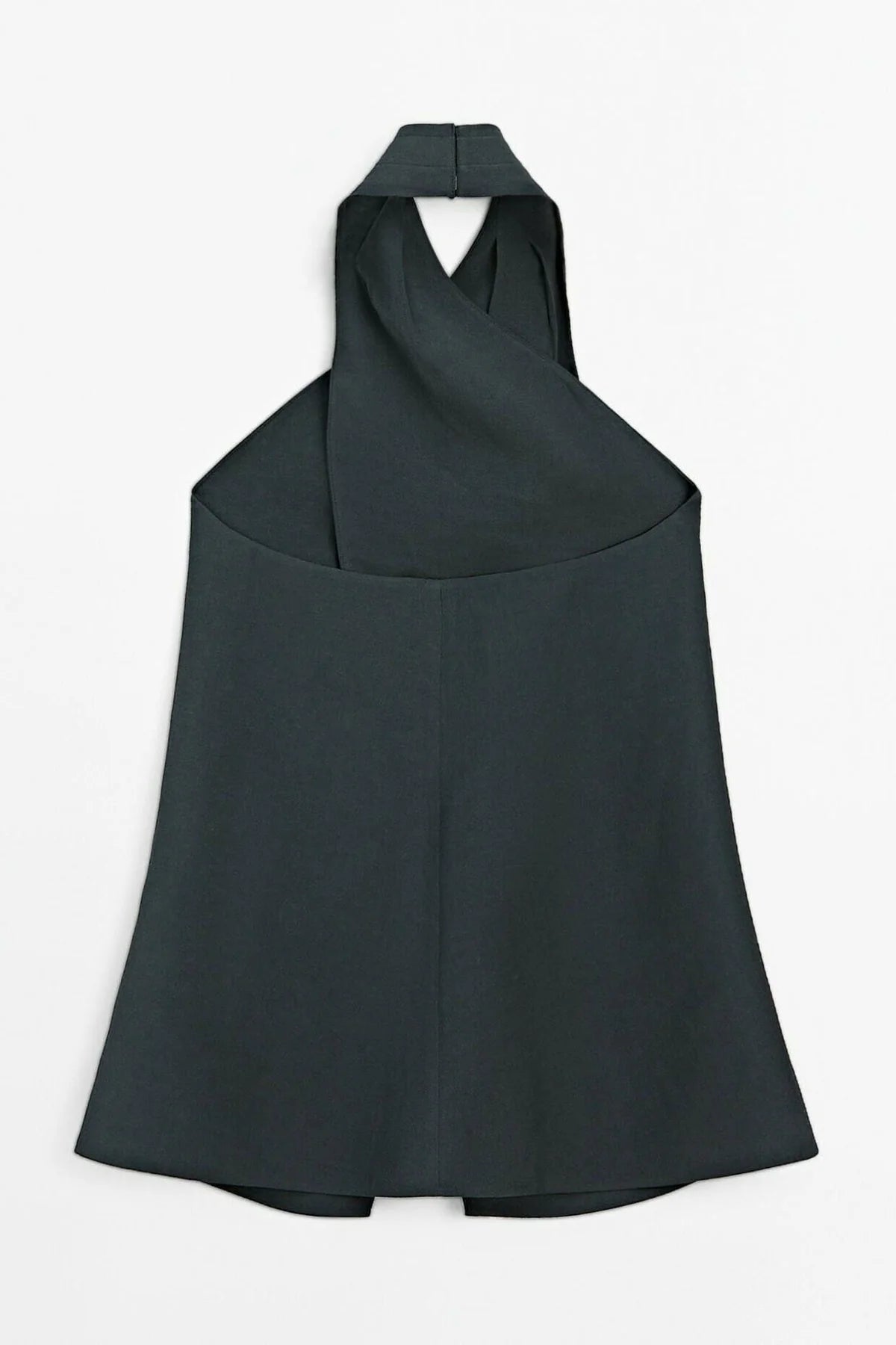 Halter Yaka Üst - Mavi