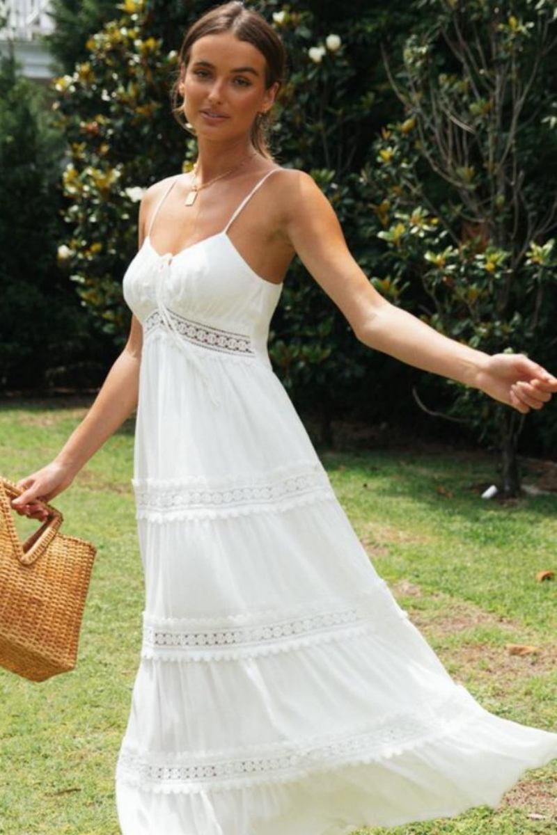 Cora Dantelli A Kesim Maxi Sundress
